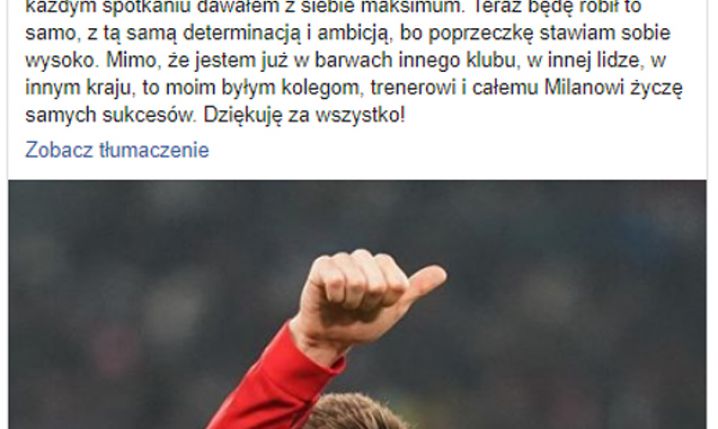 Piątek POŻEGNAŁ SIĘ z Milanem!